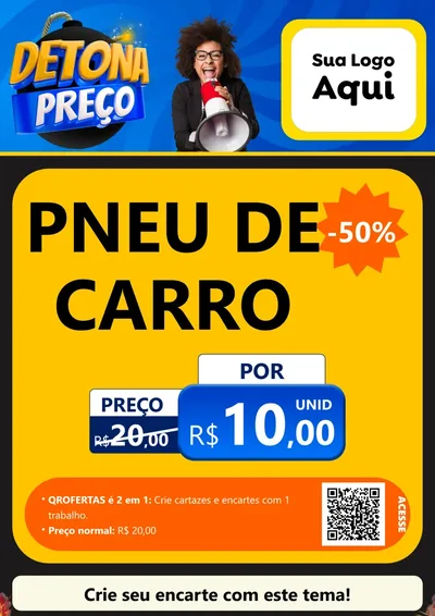 Modelo de Cartaz para Cartaz A4 Vertical