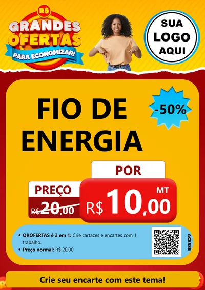 Modelo de Cartaz para Cartaz A4 Vertical