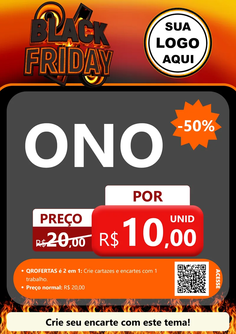 Modelo de Cartaz para Cartaz A4 Vertical com o tema Black Friday para Óticas