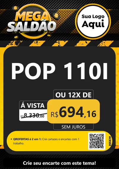 Modelo de Cartaz para Cartaz A4 Vertical