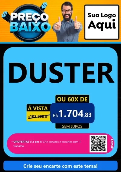 Modelo de Cartaz para Cartaz A4 Vertical