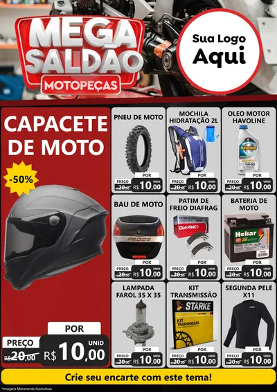 Modelo de Encarte para Encarte A4 Vertical