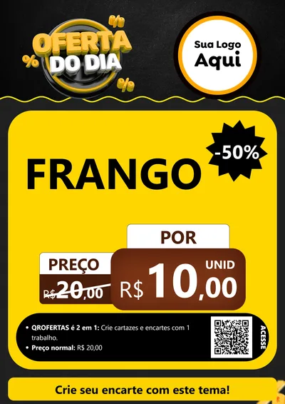 Modelo de Cartaz para Cartaz A4 Vertical