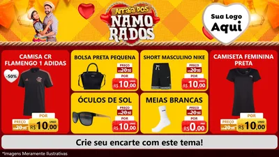 Modelo de TV para TV Horizontal com o tema Arraiá dos Namorados para Roupas e acessórios