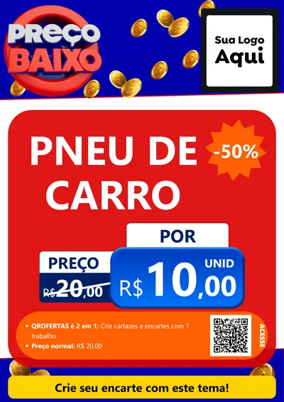Modelo de Cartaz para Cartaz A4 Vertical