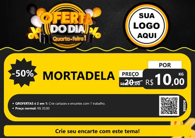 Modelo de Cartaz para Cartaz A4 Horizontal