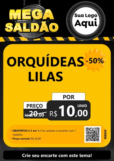 Modelo de Cartaz para Cartaz A4 Vertical