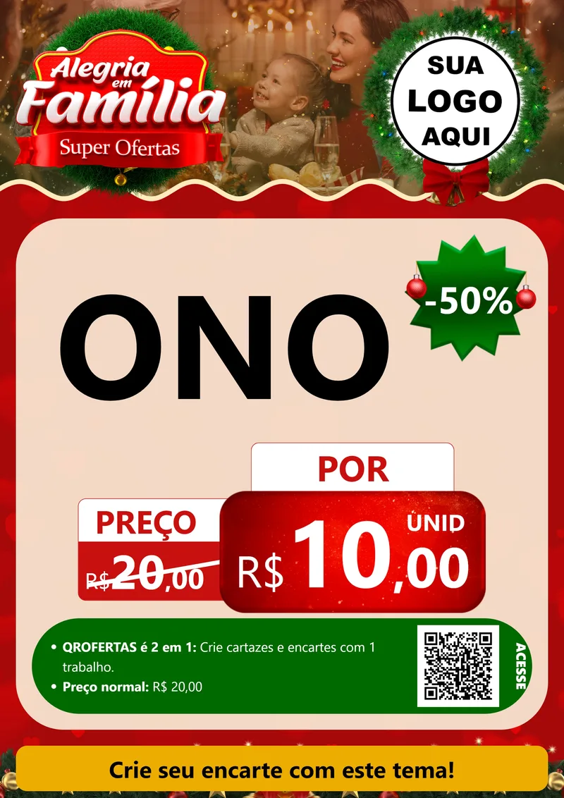 Modelo de Cartaz para Cartaz A4 Vertical com o tema Alegria Em Família - Super Ofertas para Óticas
