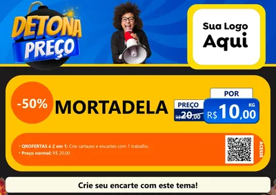 Modelo de Cartaz para Cartaz A4 Horizontal