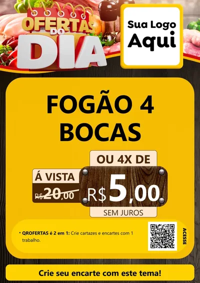 Modelo de Cartaz para Cartaz A4 Vertical