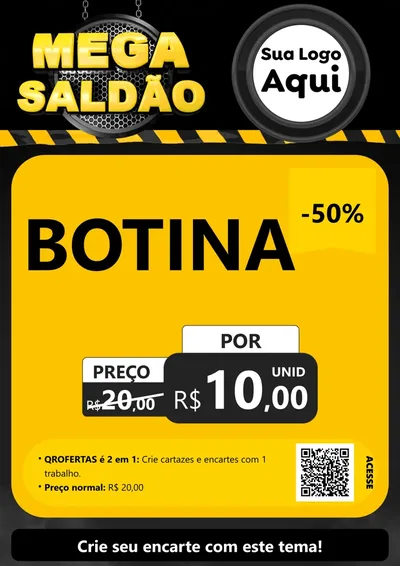 Modelo de Cartaz para Cartaz A4 Vertical