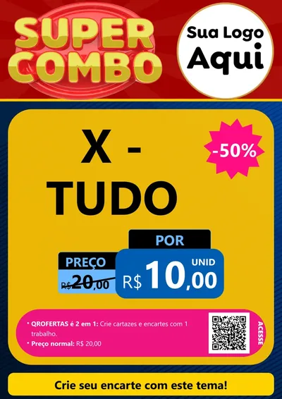 Modelo de Cartaz para Cartaz A4 Vertical