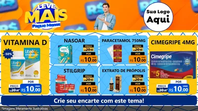 Modelo de TV para TV Horizontal com o tema Leve Mais, Pague Menos para Farmácia