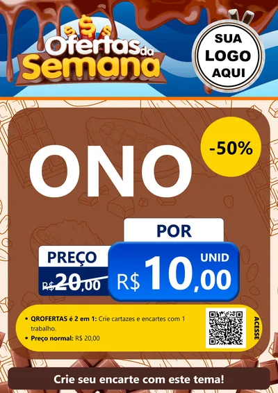 Modelo de Cartaz para Cartaz A4 Vertical com o tema Ofertas da Semana - Páscoa para Óticas