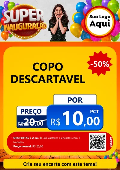 Modelo de Cartaz para Cartaz A4 Vertical