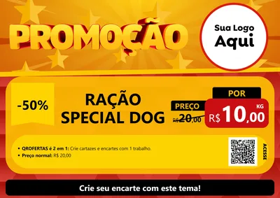 Modelo de Cartaz para Cartaz A4 Horizontal