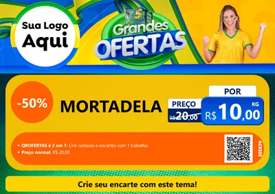 Modelo de Cartaz para Cartaz A4 Horizontal