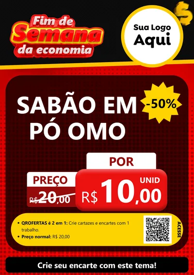 Modelo de Cartaz para Cartaz A4 Vertical