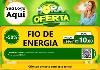 Modelo de Cartaz para Cartaz A4 Horizontal