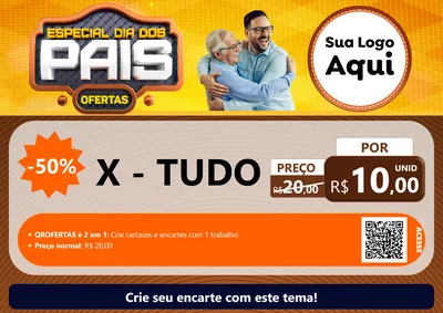 Modelo de Cartaz para Cartaz A4 Horizontal