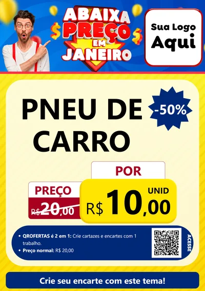 Modelo de Cartaz para Cartaz A4 Vertical