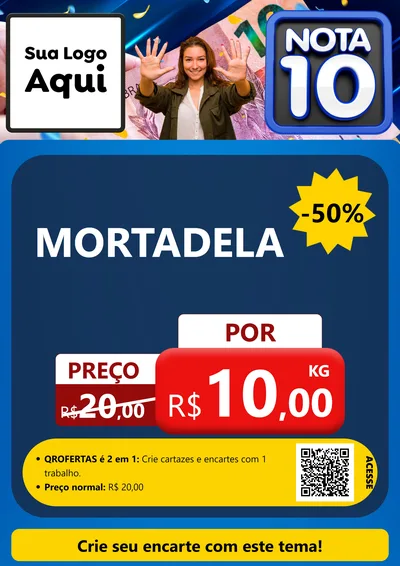 Modelo de Cartaz para Cartaz A4 Vertical