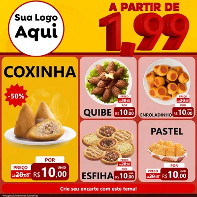 Modelo de Rede Social para Feed Facebook com o tema A Partir de Um e Noventa e Nove - 1,99