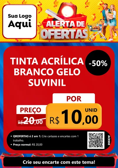Modelo de Cartaz para Cartaz A4 Vertical