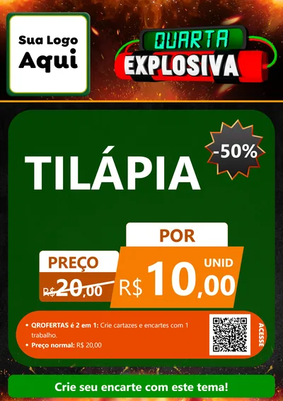 Modelo de Cartaz para Cartaz A4 Vertical