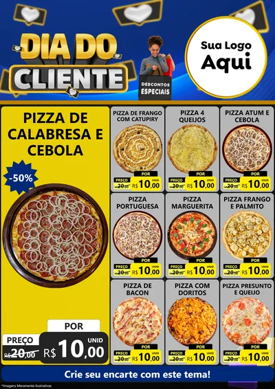 Modelo de Encarte para Encarte A4 Vertical