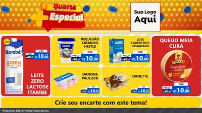 Modelo de TV para TV Horizontal com o tema Quarta Mais Especial para Frios e Laticínios