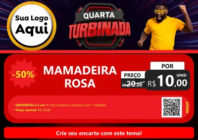 Modelo de Cartaz para Cartaz A4 Horizontal com o tema Quarta Turbinada para Bebês