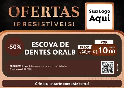 Modelo de Cartaz para Cartaz A4 Horizontal com o tema Ofertas Irresistíveis! para Higiene Pessoal