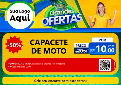 Modelo de Cartaz para Cartaz A4 Horizontal