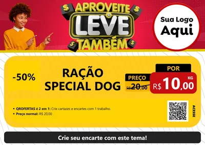 Modelo de Cartaz para Cartaz A4 Horizontal