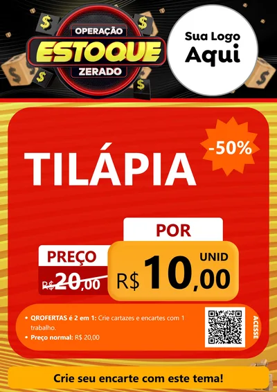 Modelo de Cartaz para Cartaz A4 Vertical