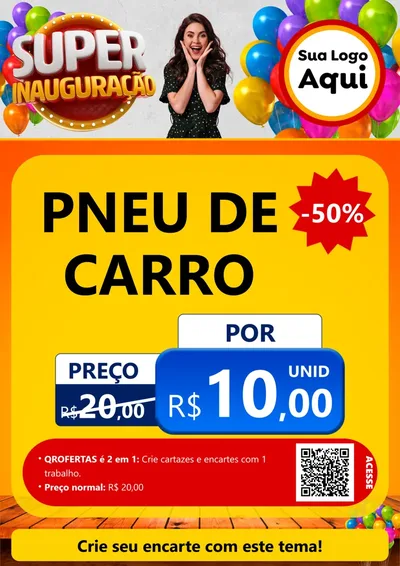 Modelo de Cartaz para Cartaz A4 Vertical
