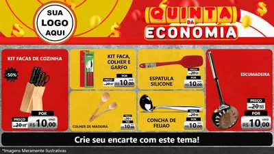 Modelo de TV para TV Horizontal com o tema Quinta da Economia para Utilidades Domésticas
