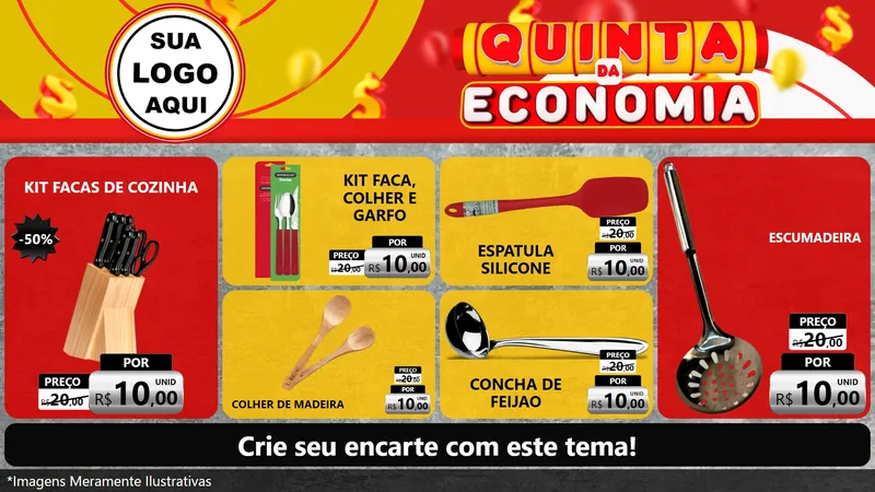Modelo de TV para TV Horizontal com o tema Quinta da Economia para Utilidades Domésticas