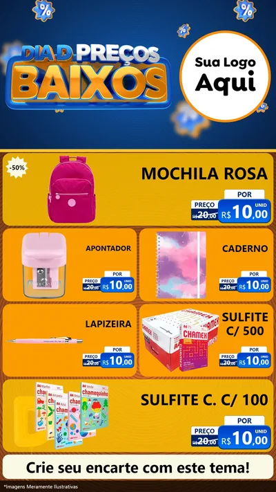 Modelo de TV para TV Vertical com o tema Dia D Preço Baixo para Papelaria