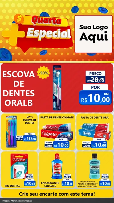 Modelo de Rede Social para Stories com o tema Quarta Mais Especial para Higiene Pessoal