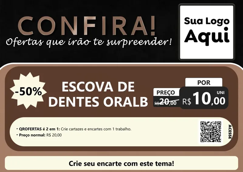Modelo de Cartaz para Cartaz A4 Horizontal com o tema Confira! Ofertas que irão te surpreender! para Higiene Pessoal