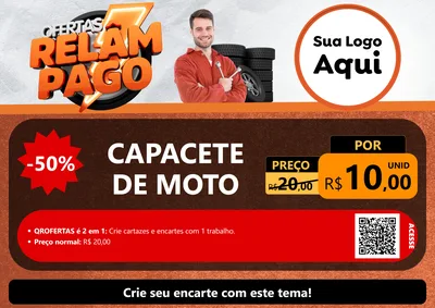 Modelo de Cartaz para Cartaz A4 Horizontal