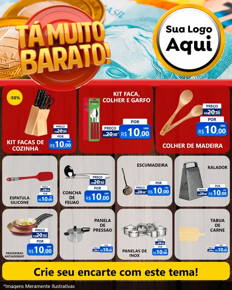 Modelo de Rede Social para Feed Instagram com o tema Está Muito Barato para Utilidades Domésticas