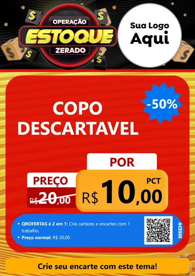 Modelo de Cartaz para Cartaz A4 Vertical