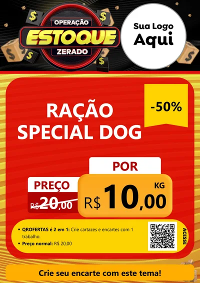 Modelo de Cartaz para Cartaz A4 Vertical