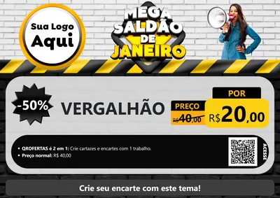 Modelo de Cartaz para Cartaz A4 Horizontal