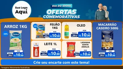 Modelo de TV para TV Horizontal com o tema Dia do Idoso
