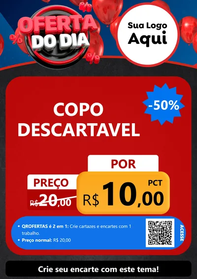 Modelo de Cartaz para Cartaz A4 Vertical