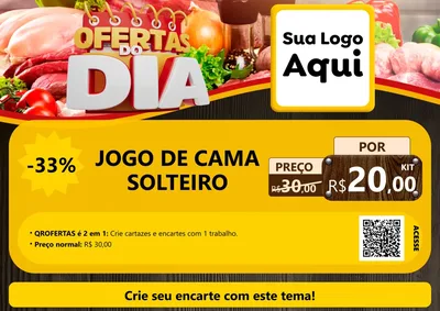 Modelo de Cartaz para Cartaz A4 Horizontal